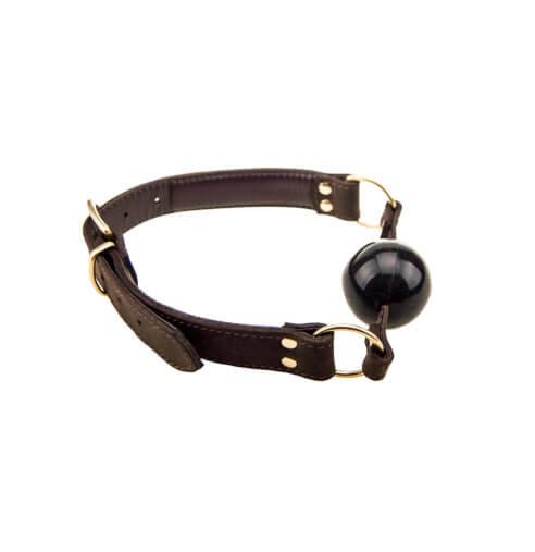 BOUND Nubuck Leather Solid Ball Gag - Image 3