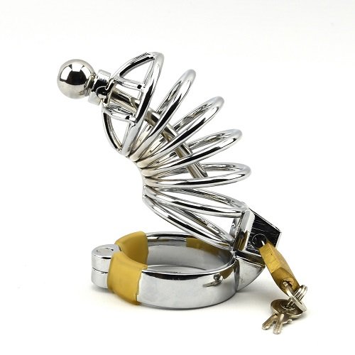 Impound Corkscrew Male Chastity Device with Penis Plug - Image 3