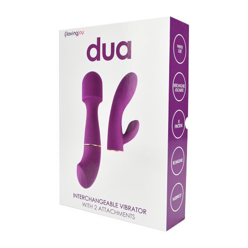 Loving Joy DUA Interchangeable Vibrator with 2 Attachments - Image 11