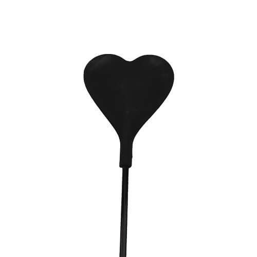Bound to Please Silicone Heart Shaped Crop with Feather Tickler - Image 7
