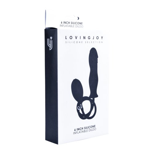 Loving Joy 6 Inch Silicone Inflatable Dildo - Image 5