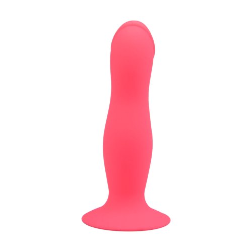 Loving Joy 6 Inch Silicone Dildo with Suction Cup Pink - Image 5