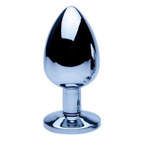 Precious Metals Silver Butt Plug-Large - Image 3