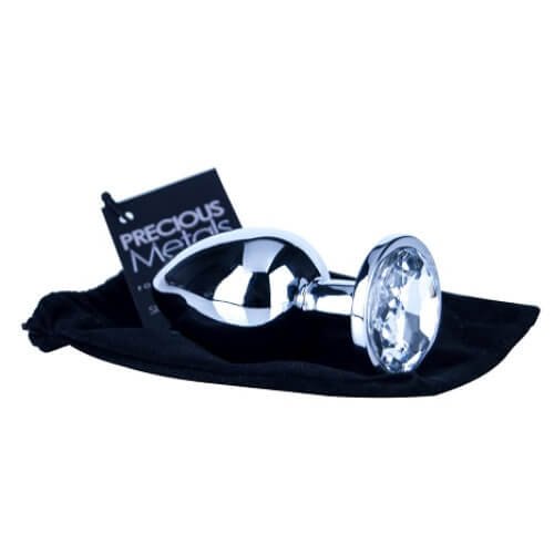 Precious Metals Silver Butt Plug-Large - Image 4