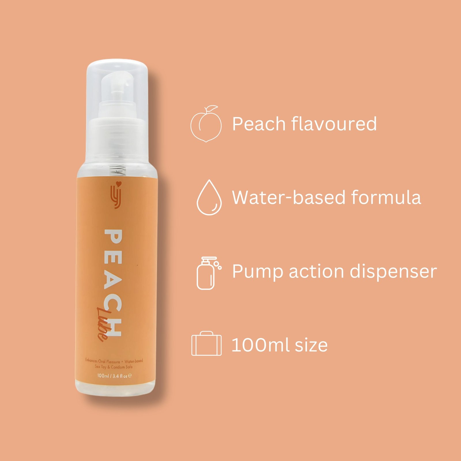 Loving Joy Peach Flavoured Lubricant 100ml - Image 5